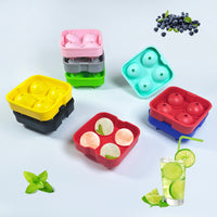 Silicone Ice Cube Trays with Lids - Square, Round, and Honeycomb Molds for Cocktails, Whiskey, and Beverages