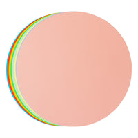 Yuanhao Colored White Painting Thickened 230g Art Craft Hard Cardboard Round Paper for Kids