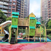 Stainless Steel Outdoor Playground Slide Combination for Kindergarten & Residential Areas