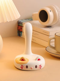Cute Calico Cat Phone Holder Ornament for Desk Decoration and Stress Relief, Practical Gift for Girls