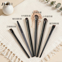 Precision Eyeliner and Eyeshadow Brush Set - Angled, Ultra-Thin, Soft Bristle Makeup Tools