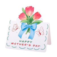 Ins Style Small Fresh Greeting Card After-sales Card for Flower Shop Mother's Day Women's Day Message Blessing Thank You Card