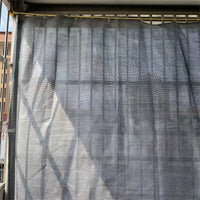 Silver Balcony Sun Shade Netting Windproof Dustproof Heat Insulation Screen