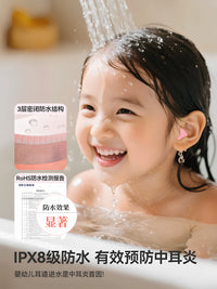 Silicone Earplugs for Babies & Kids, Noise Cancelling for Sleep, Bathing, Swimming, Flying – Non-Insert Design