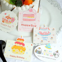 Cute Design Happy Birthday Handheld Sign Flower Bouquet Card DIY Florist Material