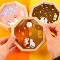 DIY Embroidery Kit for Beginners - Suzhou Style Hand Embroidery Craft Set with Hoop and Frame
