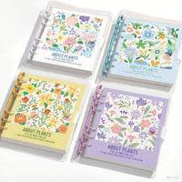 PVC Transparent Loose-Leaf Notebook with Soft Cover for Journaling and Notes