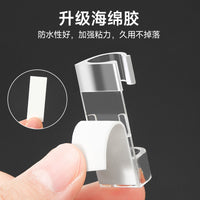 Self-Adhesive Cable Clips for Wire Management, Data Cable Organizer and Fixer