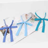 Pre-tied Solid Color JK Uniform Bow Tie Necktie for Women