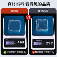 Clear Flip-Top Storage Box for Press-On Nails, Jewelry, and Crafts Display