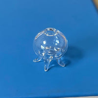 Miniature Jellyfish Bottle Glass Cover for DIY Dollhouse Accessories and Micro Landscape Scenes