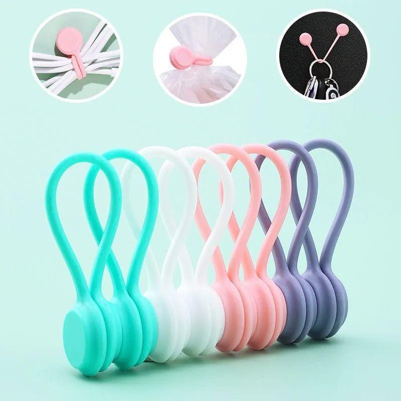 Silicone Cable Organizer for Desktop and Earphone Wires