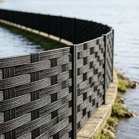 Decorative Garden Fence Panels Outdoor Plastic Border Edging for Yard Patio