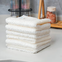 Bamboo Fiber Dishcloths Non-Stick Oil Double-Layer Cleaning Cloth for Kitchen
