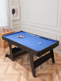 Foldable American Pool Table for Home Indoor Use - Family Party Chinese Eight Ball Billiards Table