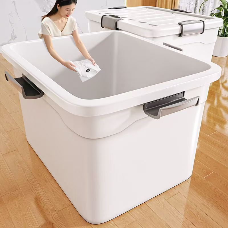 Large Capacity Plastic Storage Box for Home Clothes Toys Sundries Camping Car Trunk Organizer