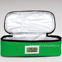Portable Insulin Cooler Bag with Thermometer for Travel, 2-8°C Temperature Control, Breast Milk & Medicine Preservation