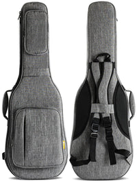 Electric Guitar Gig Bag, 39-inch, Thickened Waterproof Padded Backpack Case for Electric Guitars