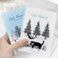 Twilight Cat Diary Series Hardcover Notebooks - Cute Cartoon Animal Journals