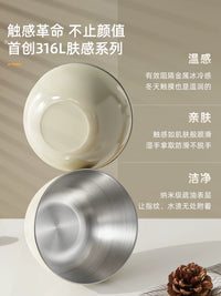 ViAi 316L Stainless Steel Colander Basket for Kitchen Sink, Food Grade Rice Washing and Fruit Draining Strainer