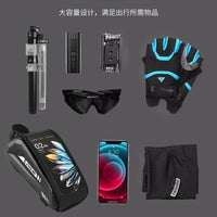 Bicycle Hard Shell Double Side Front Beam Bag Mountain Bike Touch Screen Waterproof Top Tube Cycling Bag