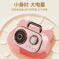 Space Capsule Bluetooth 5.3 Karaoke Speaker with Microphone, Portable Mini High-Fidelity Audio