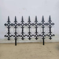 Cast Iron Garden Fence Panel for Lawn, Balcony, and Flower Bed Decoration