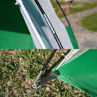 3m Golf Practice Net with Chipping Hole, Indoor/Outdoor Nylon Hitting Net for Swing Training