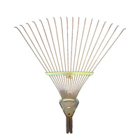 Garden Rake, Leaf Rake, Steel Wire Rake for Leaves, Grass, and Garden Debris