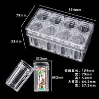 Peking Opera Art Commemorative Coin Storage Tube with Square Box for 5 Yuan Coins