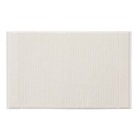 Hotel & Home Bathroom Absorbent Cotton Bath Mat, Machine Washable Non-Slip Floor Mat
