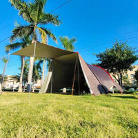 Outdoor Waterproof Sunshade Tarp for Beach Camping and Events