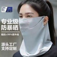 Ice Silk UV Protection Face Mask for Outdoor Sports and Driving