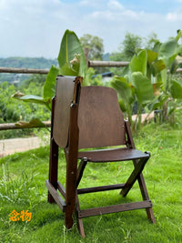 Vintage Folding Chair for Cafe Balcony Garden Outdoor Dining