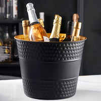 Stainless Steel Champagne Ice Bucket, Thickened Large Wine Cooler for Restaurant, Bar and Outdoor Use