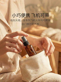 Amber Glass Fine Mist Spray Bottle with Scale, Empty Refillable Dispenser for Travel and Essential Oils, 5-100ml