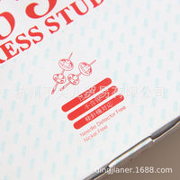 6mm Copper Snap Fasteners for Doll Clothes, Invisible Press Studs