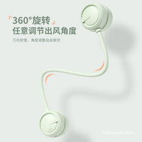 Portable Neck Fan with Cooling Function and Digital Display, Hands-Free Personal Fan for Summer