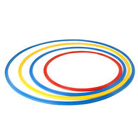 Agility Training Rings for Soccer Basketball Footwork Drills, Thickened Fitness Hoops for Kids and Adults