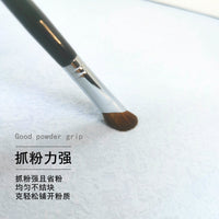 MEIZ Professional Angled Nose Contour Brush for Blending and Shading, Pony Hair