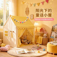 Kids Portable Pop-Up Princess Castle Play Tent for Indoor and Outdoor Use