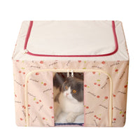 Foldable Pet Birthing Tent for Cats, Enclosed Whelping Box for Pregnant Queens