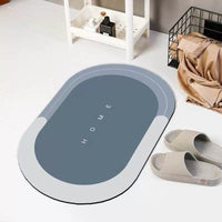 Diatomaceous Earth Bath Mat, Non-Slip Absorbent Quick Dry Bathroom Floor Mat