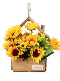 Creative Wall Mounted Artificial Flower Decor for Home & Shop