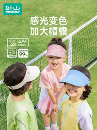 Kids' Reversible Sun Hat UV Protection Outdoor Beach Visor for Boys and Girls