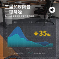 Gaming Chair Mat Thickened Soundproof Floor Protector for Office and Gaming Rooms
