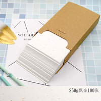 Metallic Gold/Silver Blank Cardstock Postcards for DIY Crafts and Menus