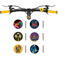 CNC Bicycle Headset Top Cap for Road and Mountain Bikes, Aluminum Alloy Sealed Stem Cover