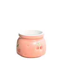 New Korean Style Hand-Painted Succulent Thumb Pot Creative Ceramic Home Indoor Rough Pottery Simple Succulent Personalized Fresh