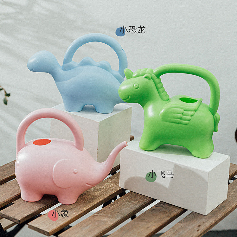 Kids Cartoon Watering Can with Long Spout for Indoor/Outdoor Plants